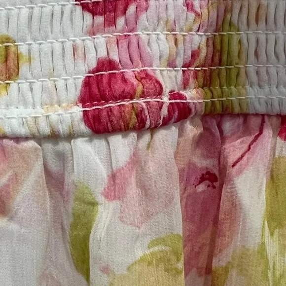 Francesca's Trixxi Pink Floral Sundress with Tie Straps - Picture 9 of 12